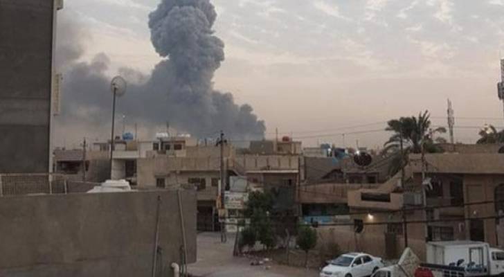 سقوط صواريخ في محيط السفارة الأمريكية في بغداد