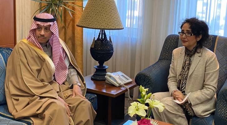 السفير السعودي يقدم نسخة من أوراق اعتماده للخارجية الأردنية