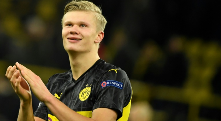 مهاجم بوروسيا دورتموند النروجي ارلينغ هالاند