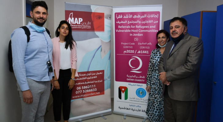 الجمعية الأردنية للعون الطبي للفلسطينيين MAPوقطر الخيرية تنفذان مشروع عمليات للاطفال في اليوم العالمي للاجئ