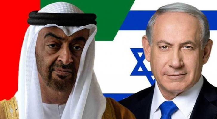 محمد بن زايد وبنيامين نتنياهو