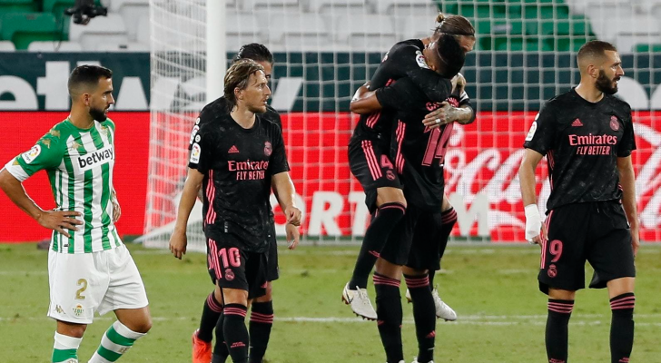 من لقاء ريال مدريد وريال بيتيس