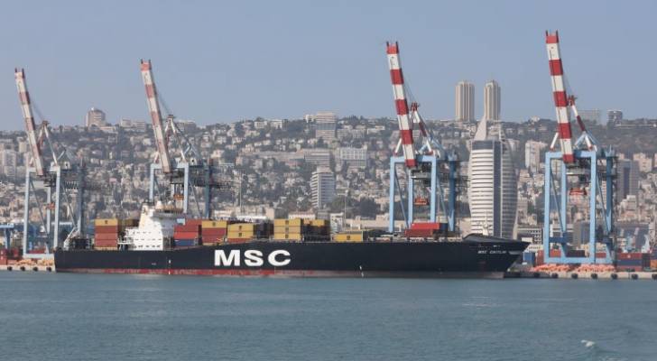 ميناء حيفا يستقبل أول سفينة محملة بالبضائع من الإمارات