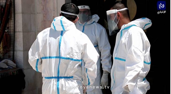 تسجيل ٤٤ وفاة و٣٨٠٠ إصابة جديدة بكورونا في الأردن
