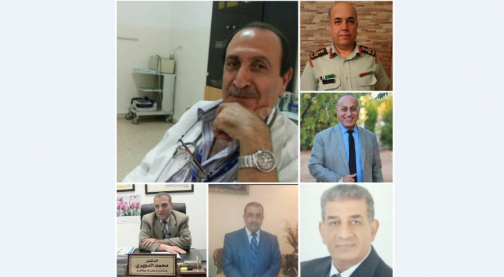 صور لأطباء أردنيين قضوا بمواجهة كورونا