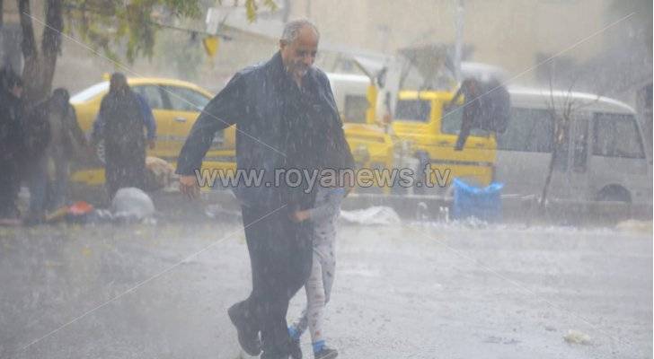 استمرار تأثر الأردن بالأحوال الجوية غير المُستقرة
