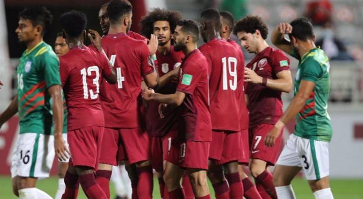 المنتخب القطري يمطر شباك بنغلادش بخماسية نظيفة