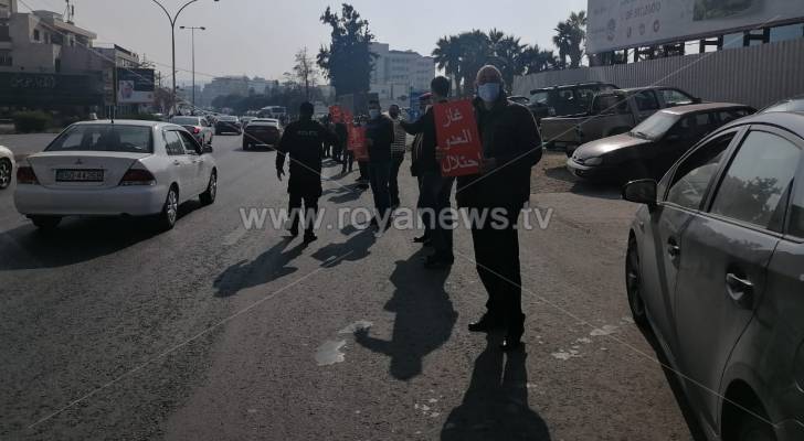 الأمن يمنع وقفة احتجاجية ضد اتفاقية الغاز مع الاحتلال أمام مجلس النواب