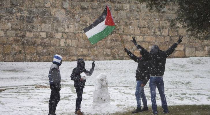 الأرصاد الفلسطينية تتوقع تساقط الثلوج فوق المرتفعات العالية الأربعاء