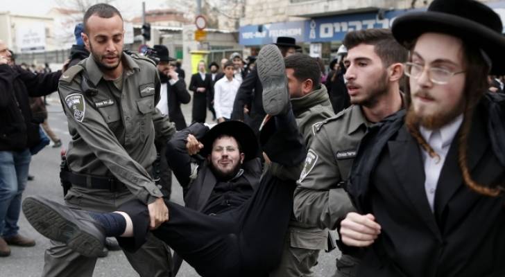 تجدد المواجهات بين اليهود المتشددين وشرطة الاحتلال
