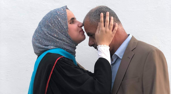 تقوى ووالدها أحمد الملكاوي