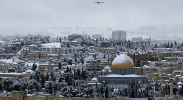 الأرصاد الفلسطينية تتوقع تساقطا للثلوج الأربعاء وتتأنى بتحديد الارتفاعات