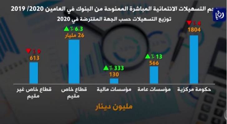 ارتفاع التسهيلات الائتمانية من البنوك في عام الجائحة - فيديو