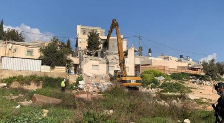 الاحتلال يهدم منزل عائلة فلسطينية للمرة الرابعة في القدس