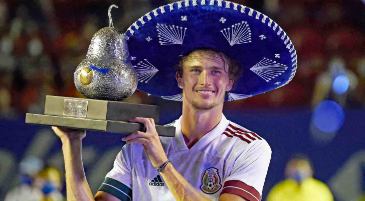 لاعب التنس الألماني ألكسندر زفيريف