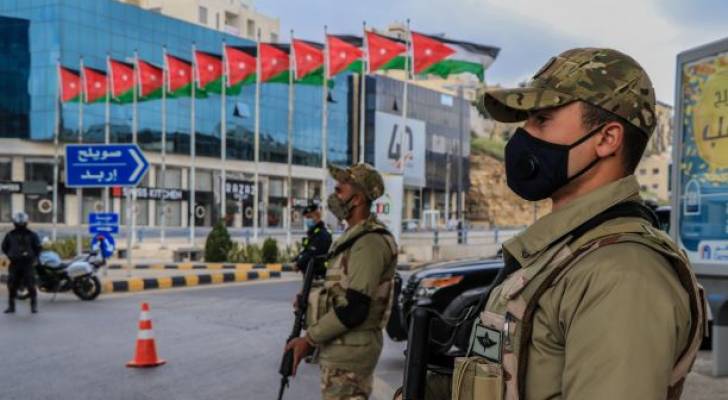 القوات المسلحة تنتشر على مداخل ومخارج محافظات الأردن