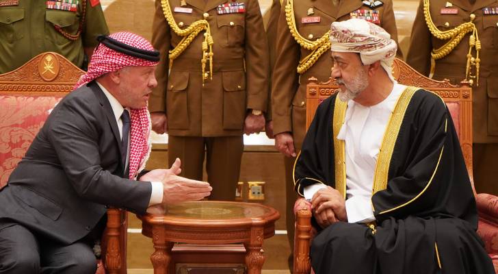 سلطنة عُمان تؤكد دعمها الثابت لضمان أمن الأردن وسيادته واستقراره