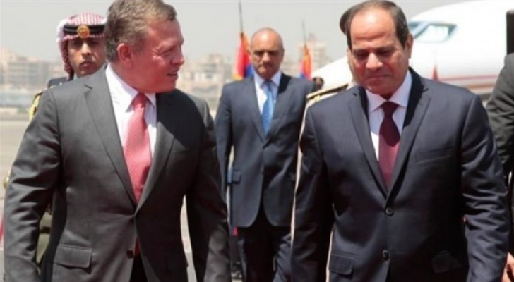 السيسي والملك عبدالله الثاني