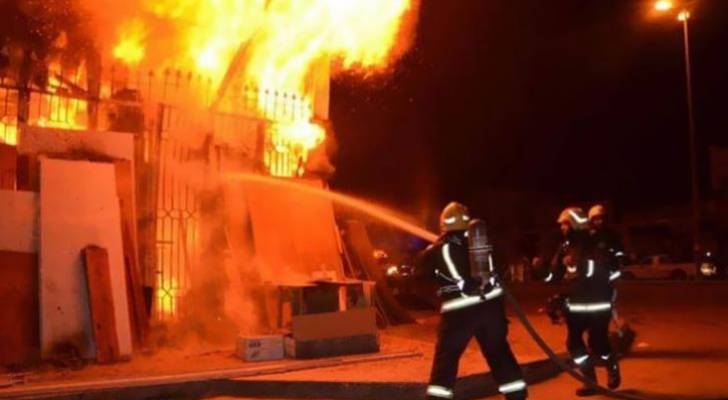 حريق كبير في كنيسة مصرية يخلف خسائر مادية جسيمة.. فيديو