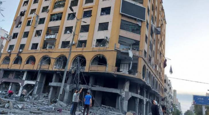 ماذا علق مالك برج الجوهرة في غزة الذي دمره الاحتلال الإسرائيلي؟