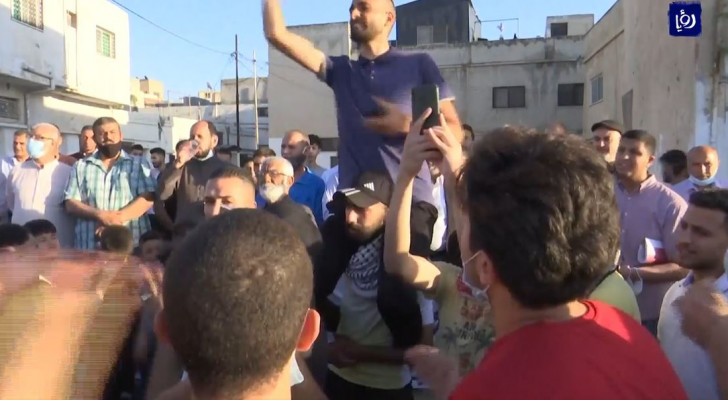 أهالي بارحة إربد ينتفضون نصرة لغزة والشعب الفلسطيني