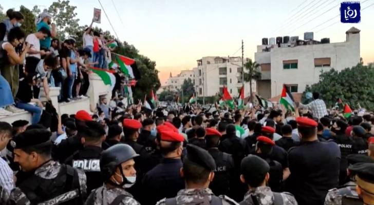 أردنيون يحتشدون في عدد من المحافظات دعما لفلسطين وصمود شعبها - فيديو