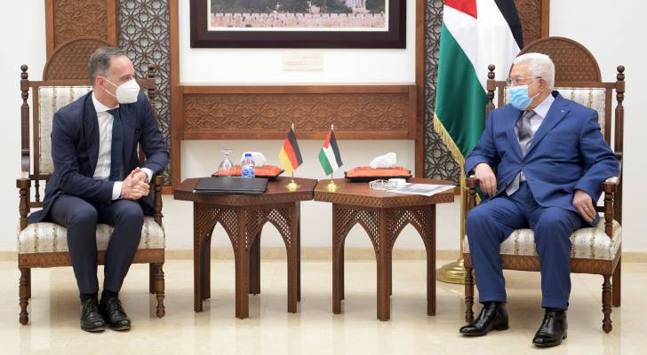 الرئيس الفلسطيني يستقبل وزير الخارجية الألماني في رام الله