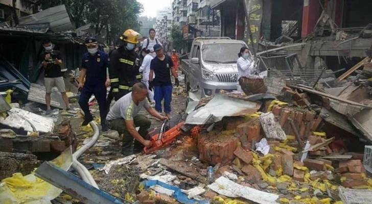 الصين.. مقتل ١٢ شخصا ومئات الجرحى في انفجار أنبوب غاز