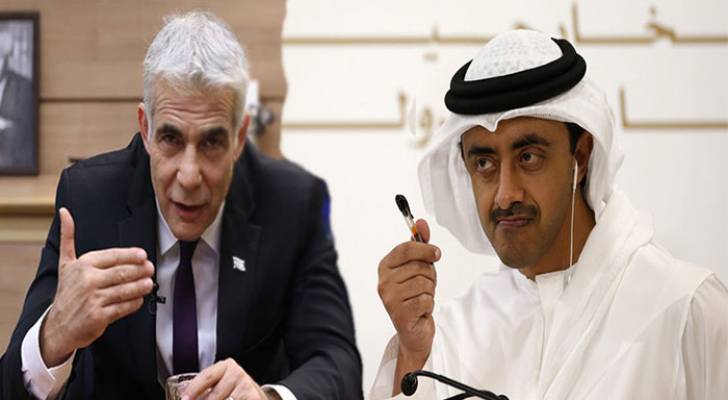 عبدالله بن زايد يبحث مع  وزير الخارجية الإسرائيلي العلاقات الثنائية