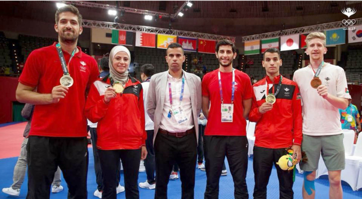 صورة أرشيفية للاعبي منتخب التايكواندو في أولمبياد طوكيو