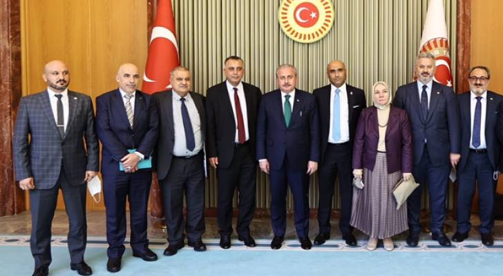 رئيس البرلمان التركي: الأردن صديق وشريك أساسي لتركيا