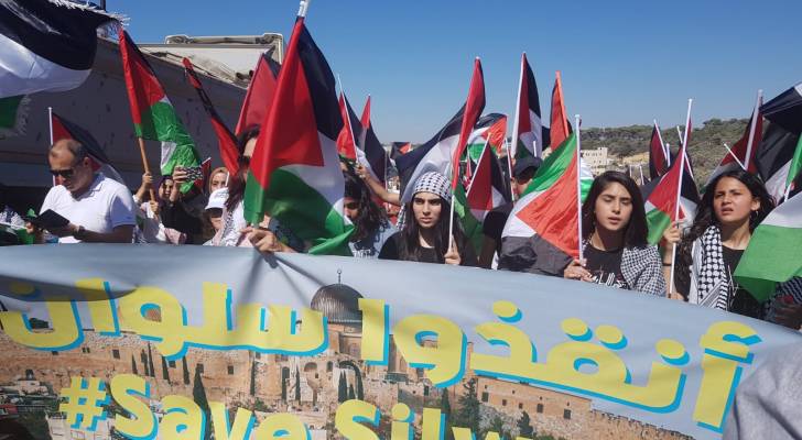 الأولى من نوعها.. مسيرة أعلام فلسطينية بالأراضي المحتلة عام ٤٨ - صور