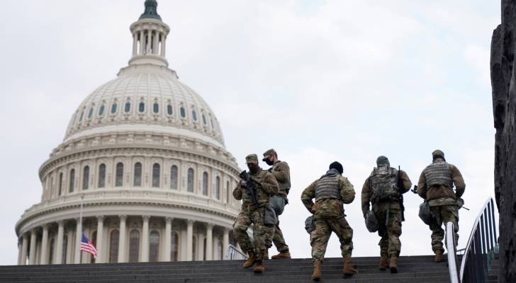 تخفيف الإجراءات الأمنية حول مبنى الكونغرس في واشنطن