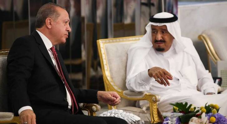 أردوغان يتصل هاتفيا بالملك سلمان