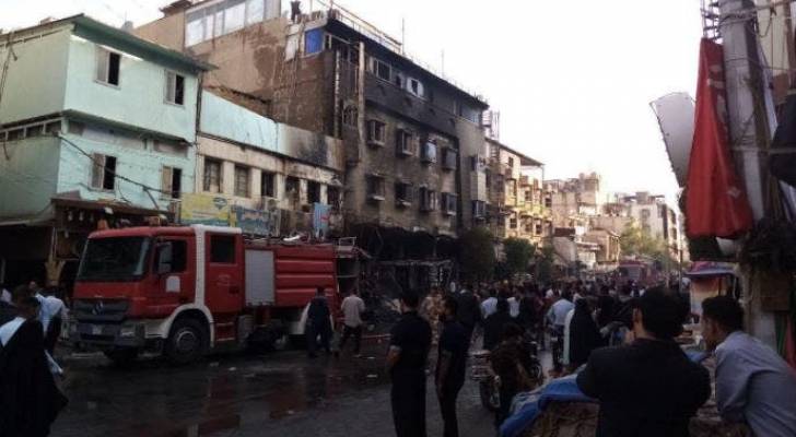العراق: وفاة طفلة بحريق فندق في كربلاء