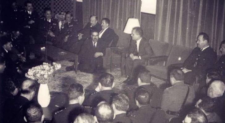 الصورة المتداولة لرئيس الوزراء الأسبق الشهيد وصفي التل