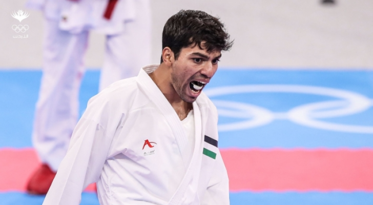لاعب المنتخب الوطني عبدالرحمن المصاطفة