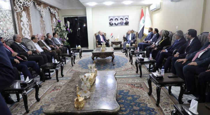 العودات يلتقي رئيس التيار الصدري في العراق