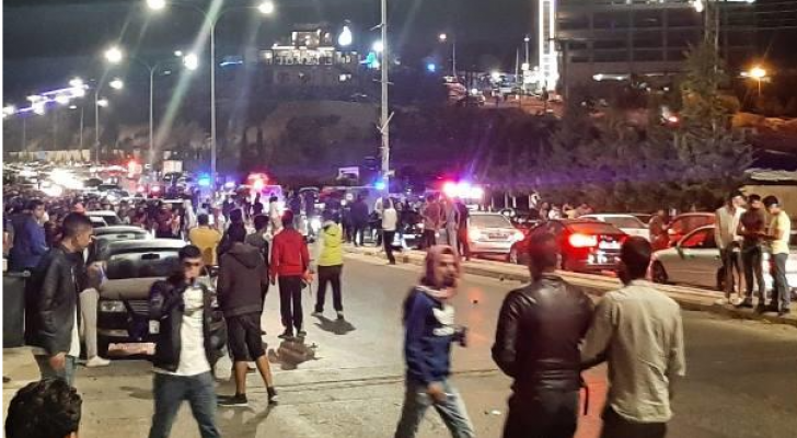 أعمال شغب عقب مباراة السلط والوحدات