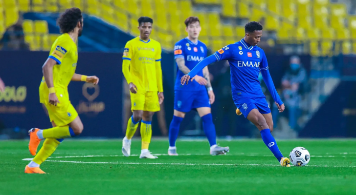 مباراة سابقة بين النصر والهلال