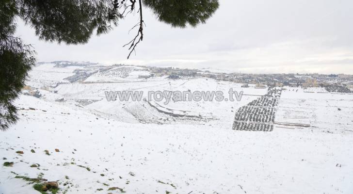 منخفض جوي جديد من الدرجة الثالثة وثلوج فوق ٨٠٠ متر في بعض المناطق في الأردن