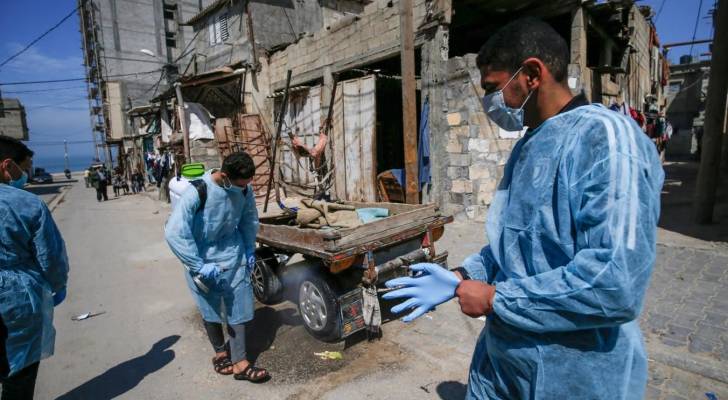 غزة تسجل حالة وفاة و٢٩٤ إصابة جديدة بكورونا