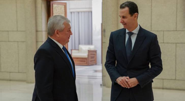 مراسل رؤيا: الأسد يستقبل المبعوث الخاص للرئيس الروسي