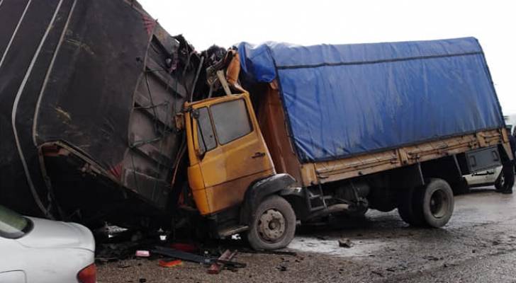 وفاة وإصابة بحادث تصادم على اوتوستراد المفرق - الزرقاء