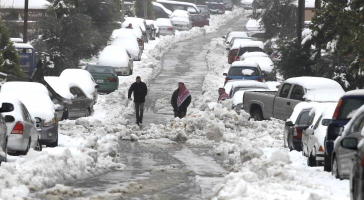 الشاكر بهذه الساعة ستصبح العاصمة عمان بحلة بيضاء - فيديو