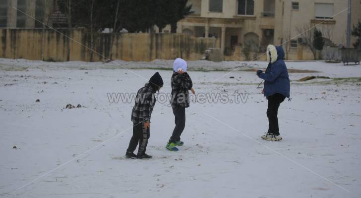 مستويات وأماكن تساقط الثلوج في الأردن من يوم الأربعاء وحتى الجمعة