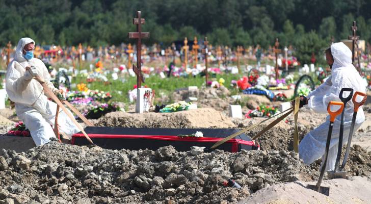 حصيلة قياسية.. أكثر من ٦٠٠ ألف وفاة بكورونا في روسيا