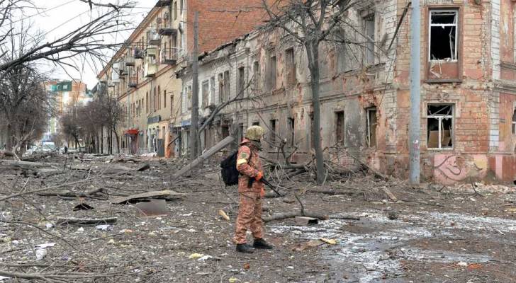 الخارجية الأوكرانية: قصف مسجد لجأ إليه مدنيون في مدينة ماريوبول - (أ.ف.ب)