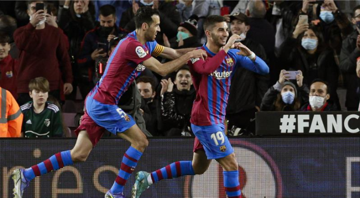 برشلونة يفوز على أوساسونا في الليجا