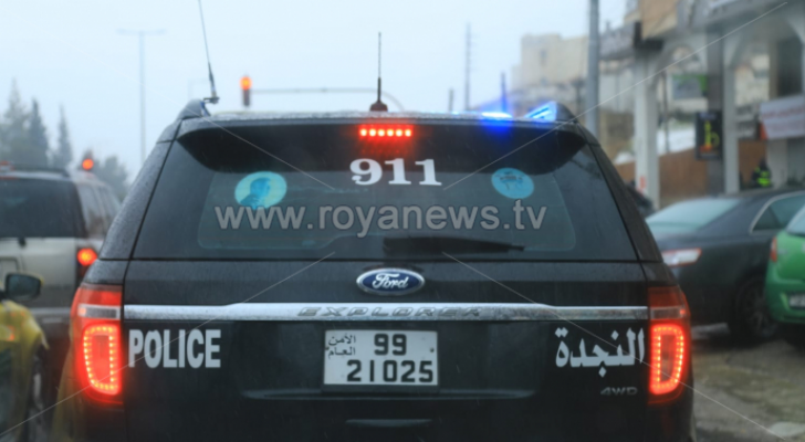 مركبة تابعة لمديرية الأمن العام